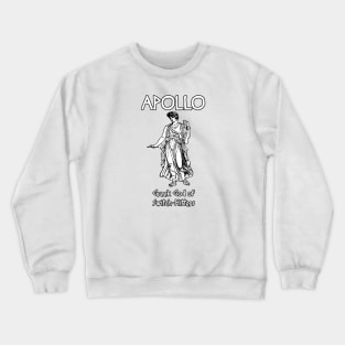 Apollo, Greek God of Switch-Hitters Crewneck Sweatshirt